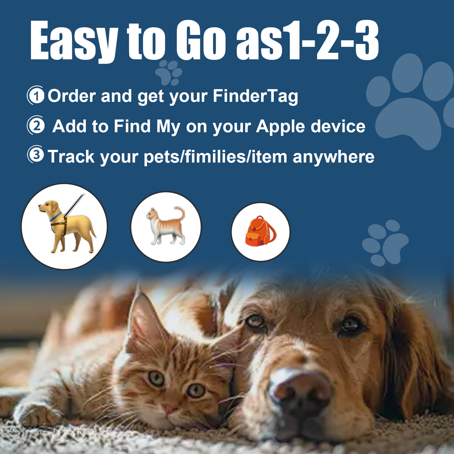 GX03 Pet GPS Tracker | Real-Time GPS for Dogs & Cats