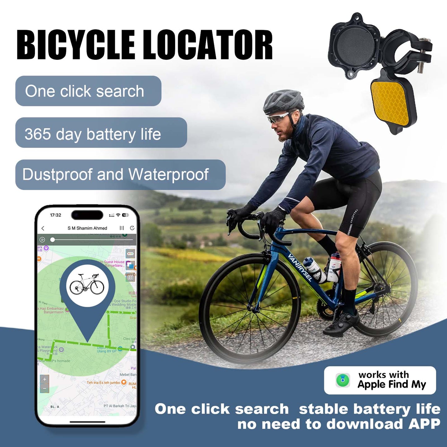 B01 GPS Tracker for bike