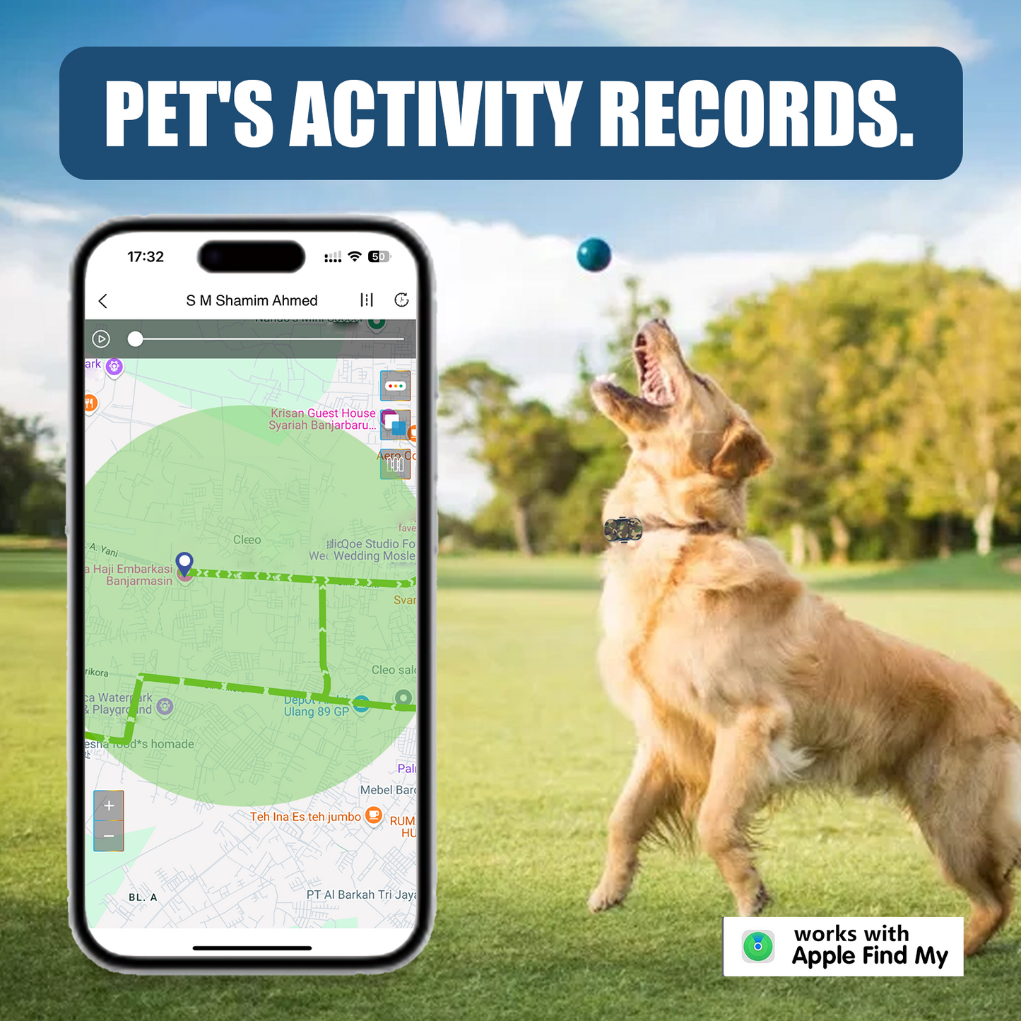 GX03 Pet GPS Tracker | Real-Time GPS for Dogs & Cats